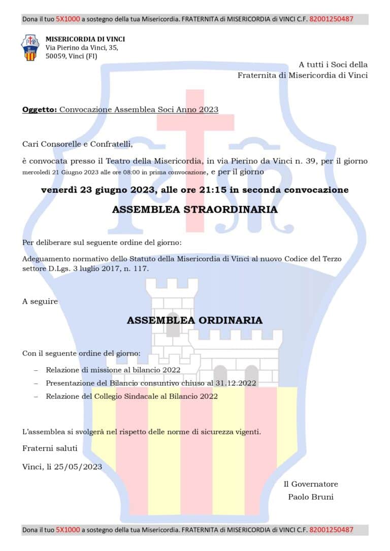 Assemblea dei soci 2023