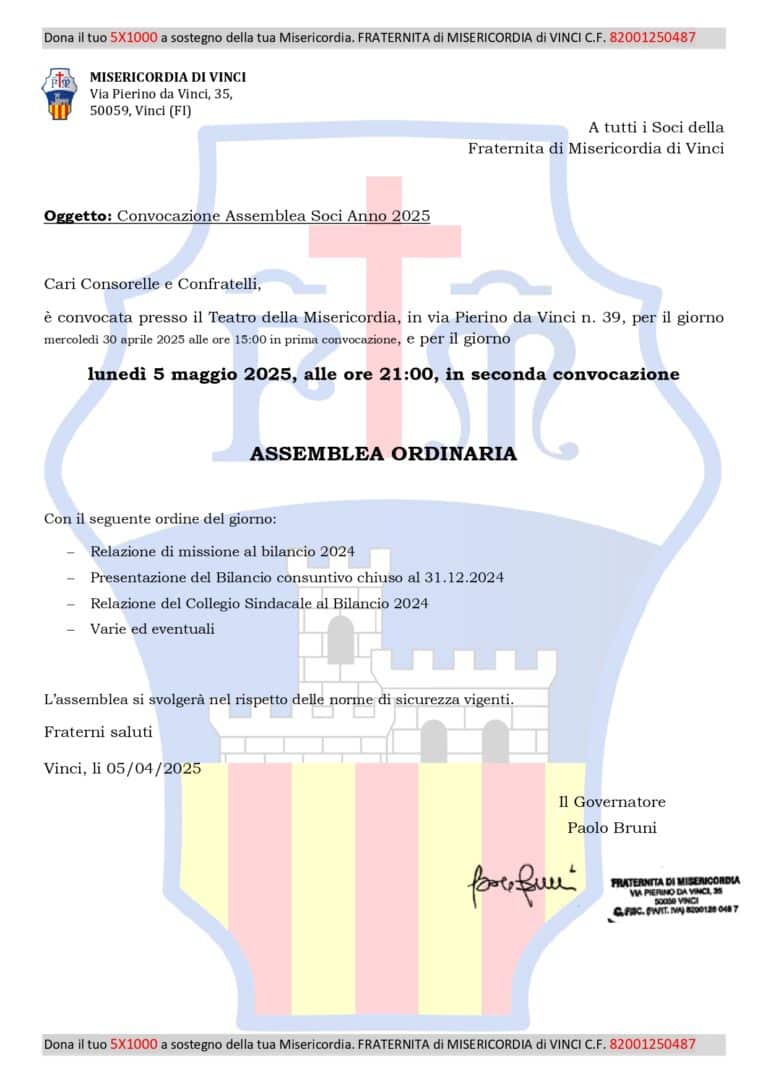 Assemblea dei soci 2025